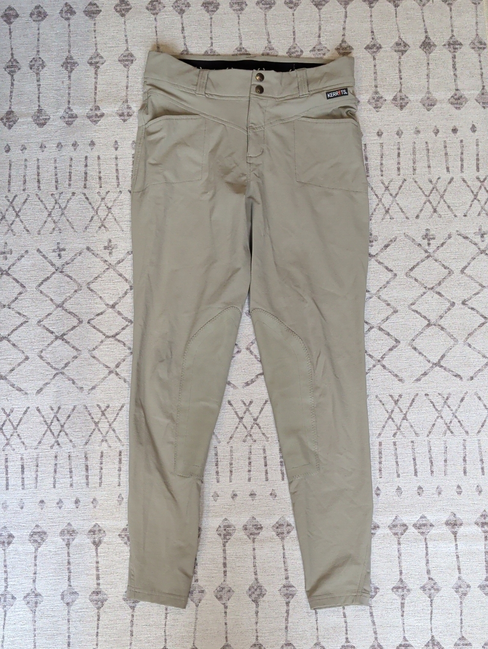 Kerrits Women's Tan Performance Riding Breeches